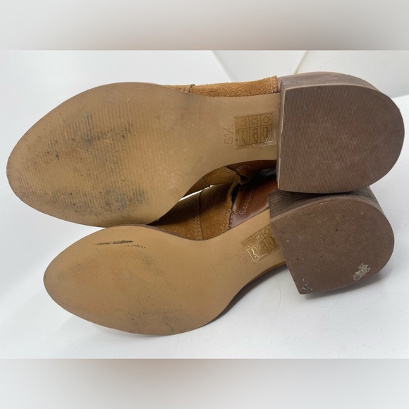 Madewell Asher Bootie Tan suede / leather size 5.5 - Picture 8 of 12